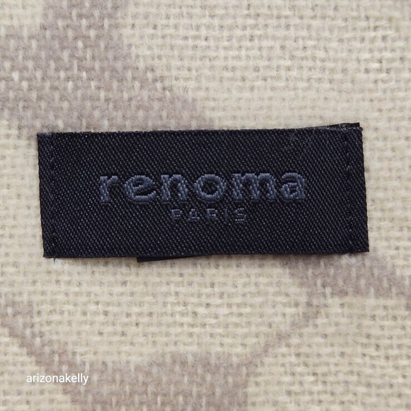 NWOT Cashmere Renoma Paris Animal Print Scarf - Picture 4 of 7